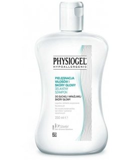 Gentle hair and scalp care shampoo Physiogel, for dry and sensitive scalp, 250 ml