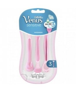Skustuvas moterims Gillette Venus Smooth Sensitive, 3 vnt