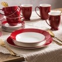 Serwis obiadowy dla 6 osob Aura Red 18-element AMBITION Serwis obiadowy dla 6 osob Aura Red 18-element AMBITION