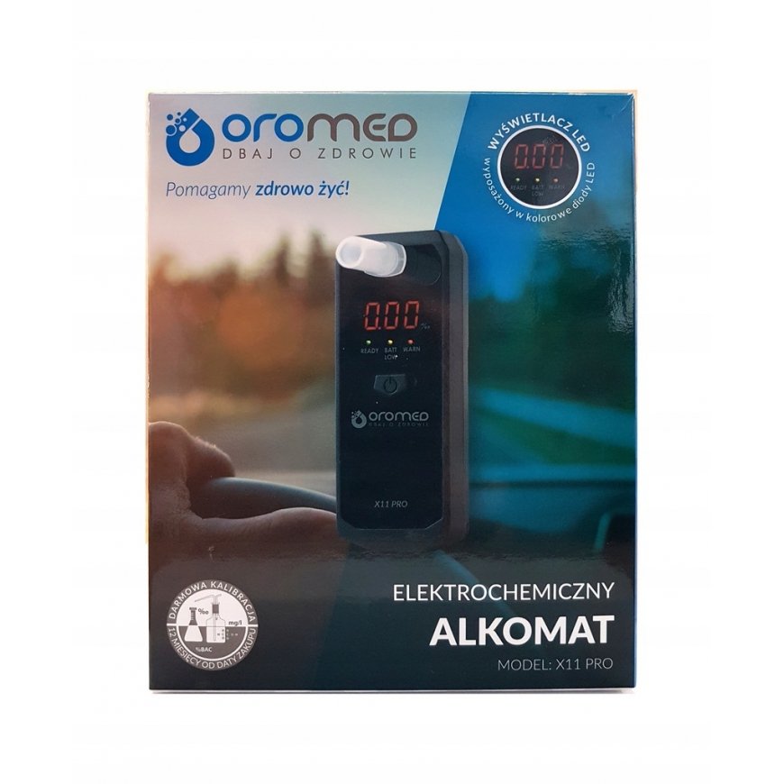Oromed X11 PRO алкотестер 0 - 4% 0,05% Черный – 2
