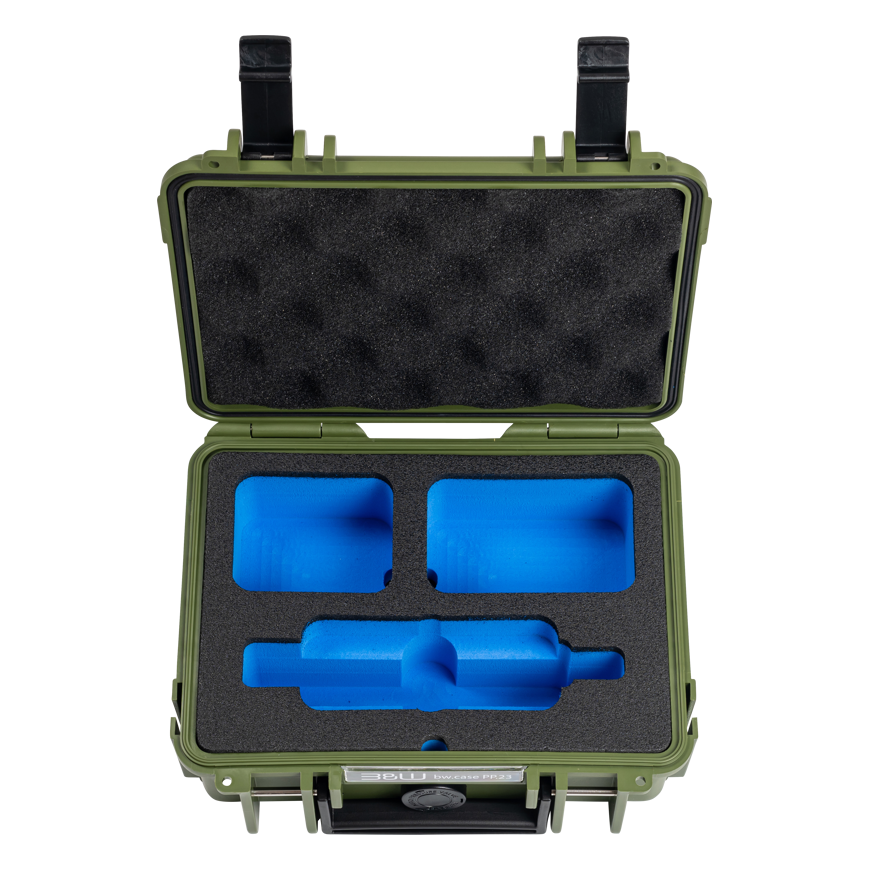 BW Outdoor Cases Type 500 for Insta360 X3, bronze-žalias – 4