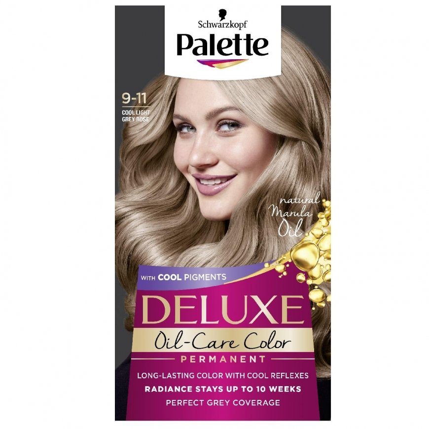 Palette Deluxe Farba do włosów permanentna nr 9-11 Cool Light Gray Rose 1op.