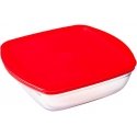 Naczynie żaroodporne with plastic cover C&039N&039S 20 x 17 cm OCUISINE Naczynie żaroodporne with plastic cover C&039N&039S 20 x 17 cm OCUISINE