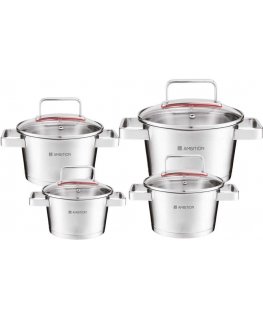 Pot set na indukcję Selection 8 - elementowy AMBITION