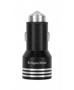 Kruger & Matz 2xUSB 4800mA car charger with Quick Charge 3.0 function