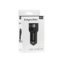 Kruger & Matz 2xUSB 4800mA automobilinis įkroviklis su Quick Charge 3.0 funkcija