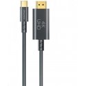 AWEI kabelis CL-212T USB-C na HDMI 4K 30Hz juoda/juodas