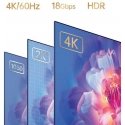 AWEI kabelis CL-212T USB-C na HDMI 4K 30Hz juoda/juodas