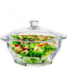 Waza transparent with lid Granity 1.5 l LUMINARC