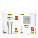 DUDAO L5CMAX USB kabelis 1 m USB C Pelēks DUDAO L5CMAX USB kabelis 1 m USB C Pelēks