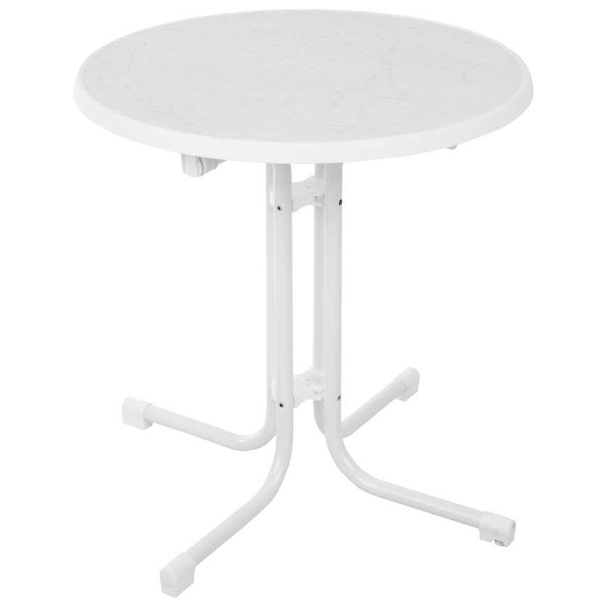 Stół sodo Dine & Relax 70 cm marble / balta PATIO