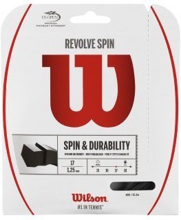 Wilson Revolve Spin сухожилие, черное, 17 / 1,25 мм