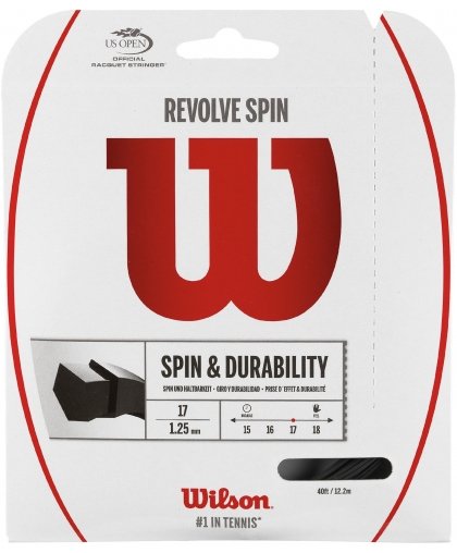 Wilson Revolve Spin cīpsla, melna, 17 / 1,25 mm