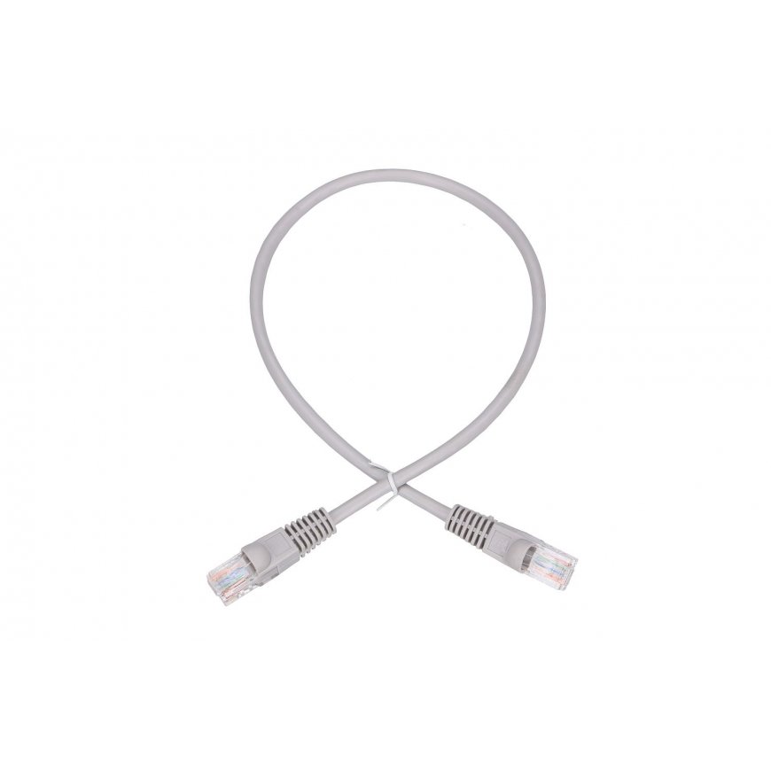 Extralink EX.7645 tinklo kabelis Pilka 0,5 m Cat5e U/UTP (UTP)