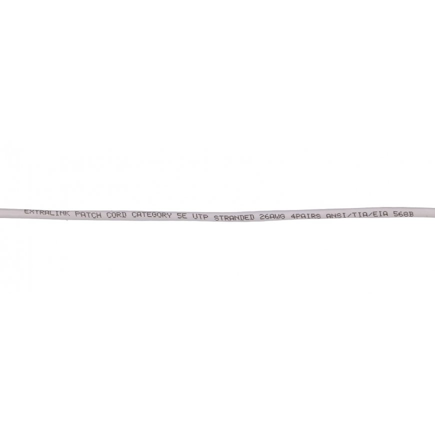Extralink EX.7645 verkkokaapeli Harmaa 0,5 m Cat5e U/UTP (UTP) – 5