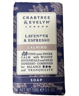 Crabtree & Evelyn, Lavender & Espresso, Calming, Soap Bar, 158 g