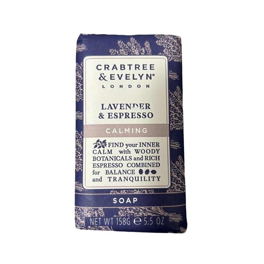 Crabtree & Evelyn, Lavender & Espresso, Calming, Soap Bar, 158 g