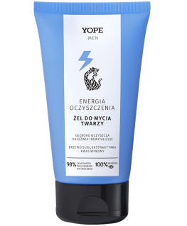 Yope Men Wood veido valymo gelis vyrams 150ml