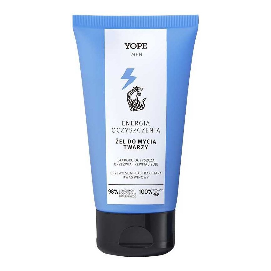 Yope Men Wood veido valymo gelis vyrams 150ml – 2
