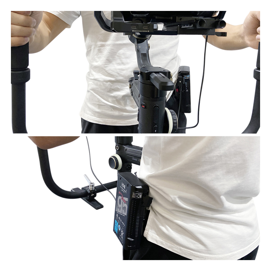 SmallRig 2990 Battery Plate V-Mount w Belt Clip – 2