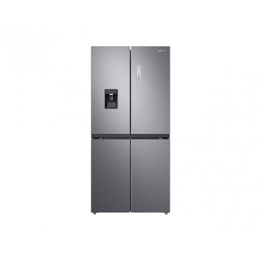 Samsung RF48A401EM9/EO side by side ledusskapis Brīvi novietots 488 L E Pelēks