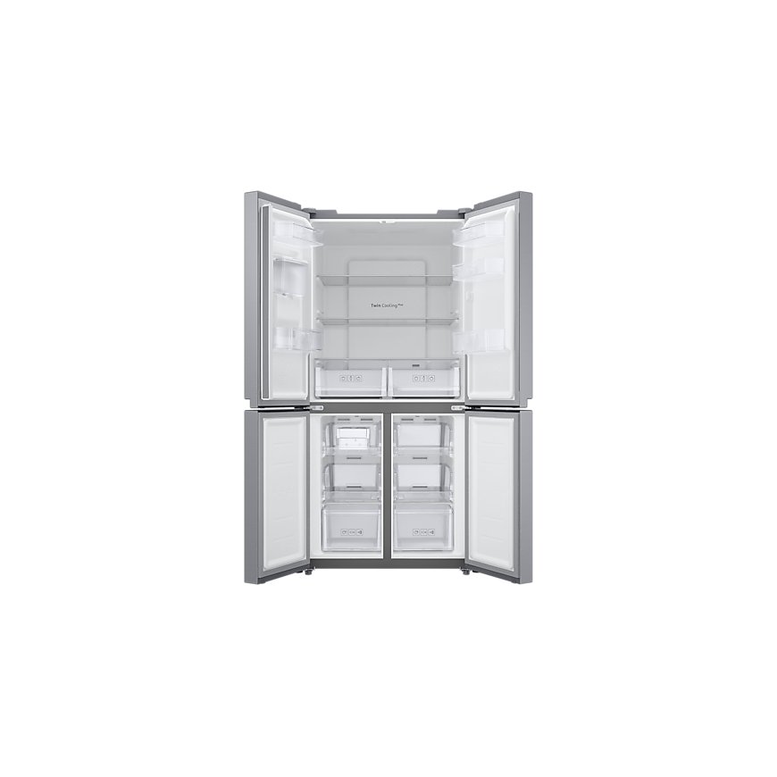 Samsung RF48A401EM9/EO side-by-side refrigerator Freestanding 488 L E Grey – 4