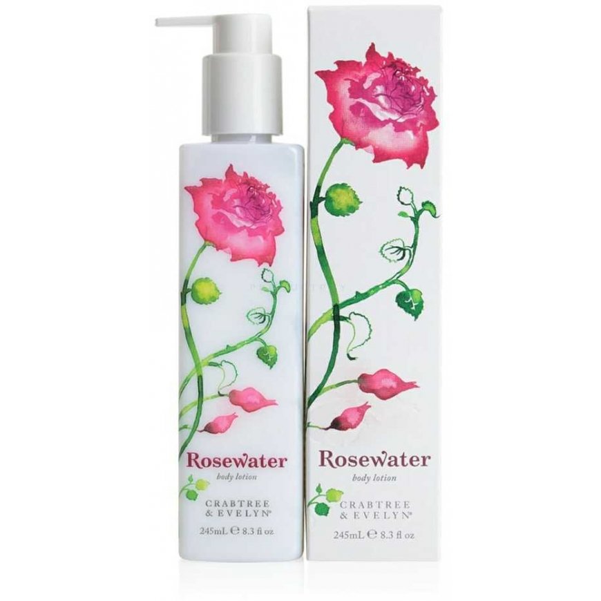 Crabtree & Evelyn, Rosewater, Moisturizing, Body lotion, 245 ml