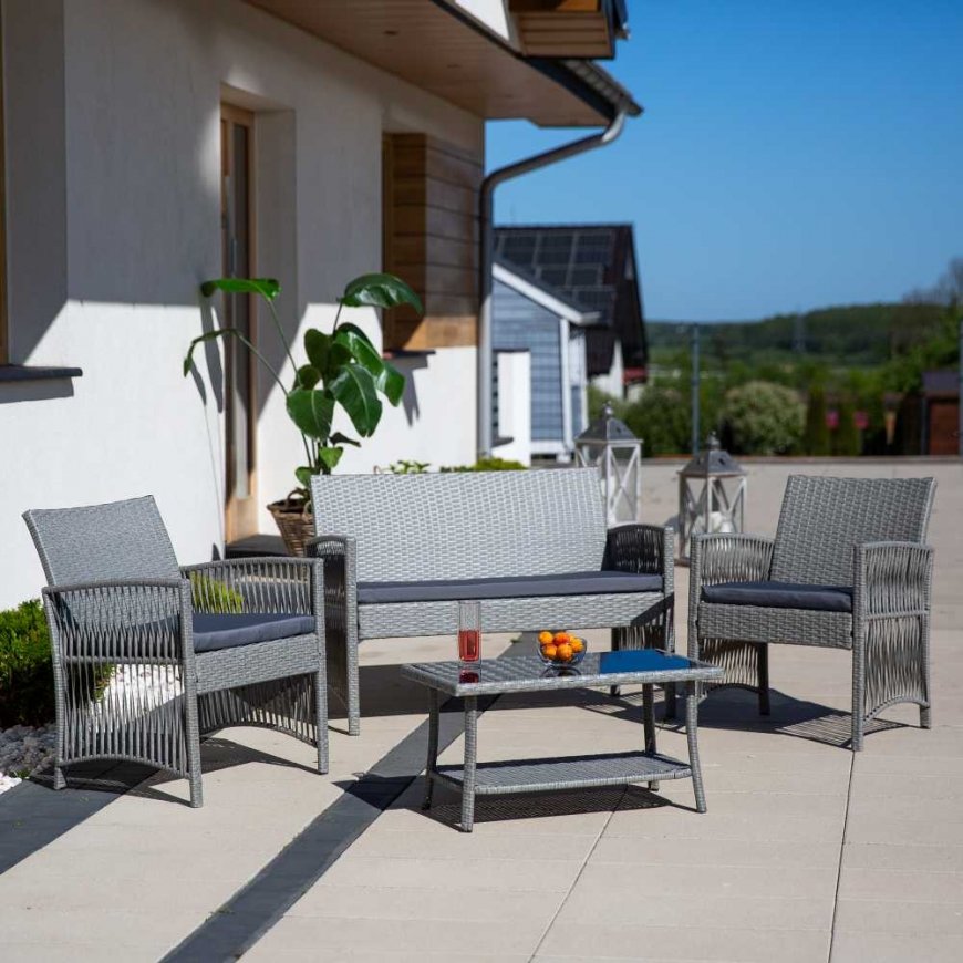 Outdoor furniture set Set mebli ogrodowych technorattanowych Pola popiel PATIO – 2