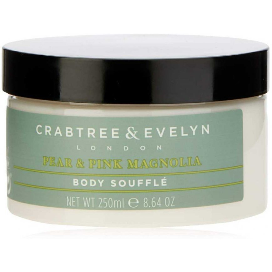 Crabtree & Evelyn, Pear & Rožinė Magnolia, Hydrating, Body Souffle, 250 g