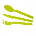 Cutlery set (fork, knife, spoon) Trippy green Cutlery set (fork, knife, spoon) Trippy green