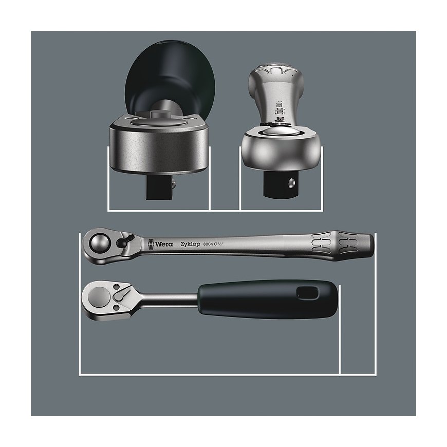 Wera 8004 B Socket wrench 1 pc(s) – 5