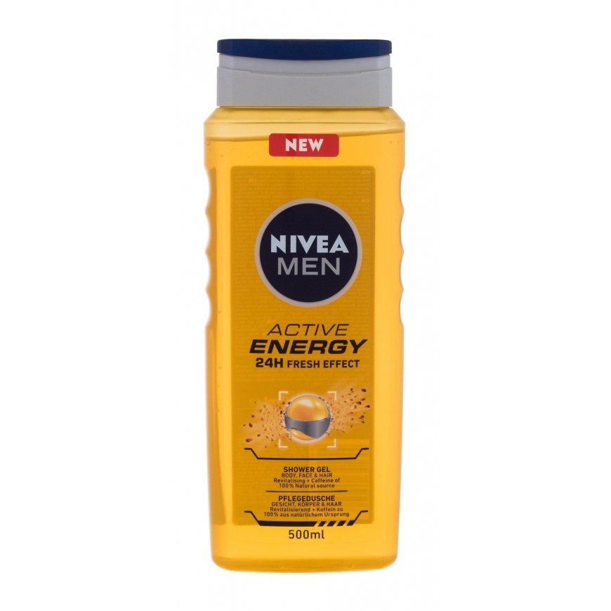Dušo želė NIVEA Men, Active Energy, 500 ml – 2