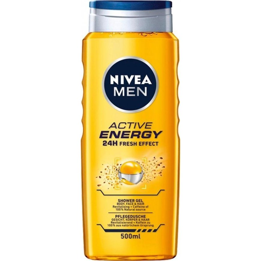 Shower gel NIVEA Men, Active Energy, 500 ml – 3