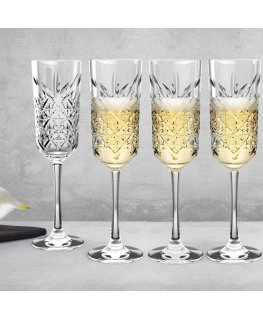 Set of 4 Timeless glasses for 175 ml PASABAHCE champagne