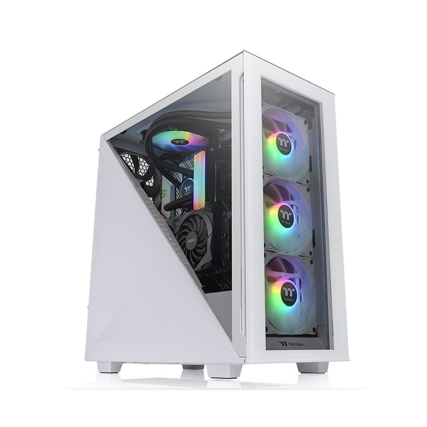 Thermaltake Divider 300 TG Snow Midi Tower White