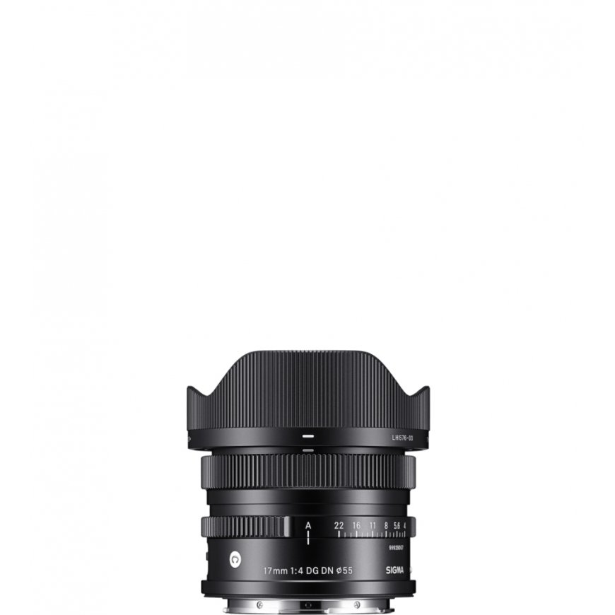 Sigma 17mm F4 DG DN Contemporary MILC Plats objektīvs Melns