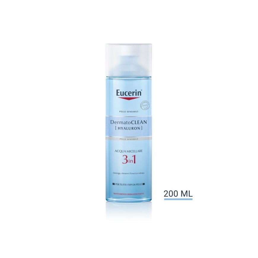 Eucerin Cleansing micellar water 3 in 1 200 ml DermatoCLEAN 200ml makiažo valiklis