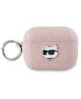 Case Karl Lagerfeld KLAP2PGCHPP AirPods Pro 2 (2022/2023) cover pink Monogram Choupette Head