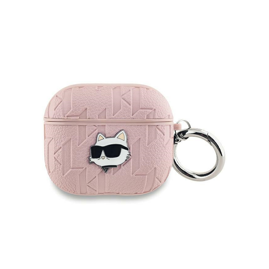 Case Karl Lagerfeld KLAP2PGCHPP AirPods Pro 2 (2022/2023) cover pink Monogram Choupette Head – 5