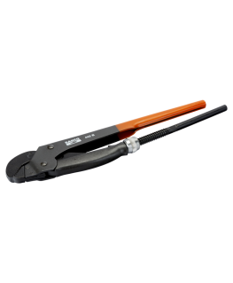 Bahco Angled pipe wrench, 45° mouth 1", 800g, 320mm