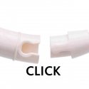 TRIXIE 12641 šuns arba katės antkaklis Balta Plastikas, Silikonas XS-XL Šuo Įprastas antkaklis