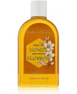 Crabtree & Evelyn, Honey & Peach Blossom, Hydrating, Kūno prausiklis, 250 ml