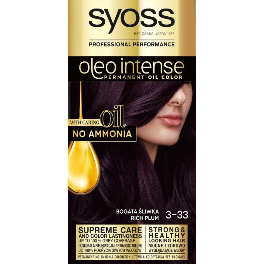 Plum Syoss Oleo Intense plaukų dažai, 50 ml – 3