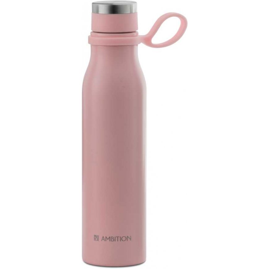 Stainless steel thermal bottle Silky 480 ml pink AMBITION