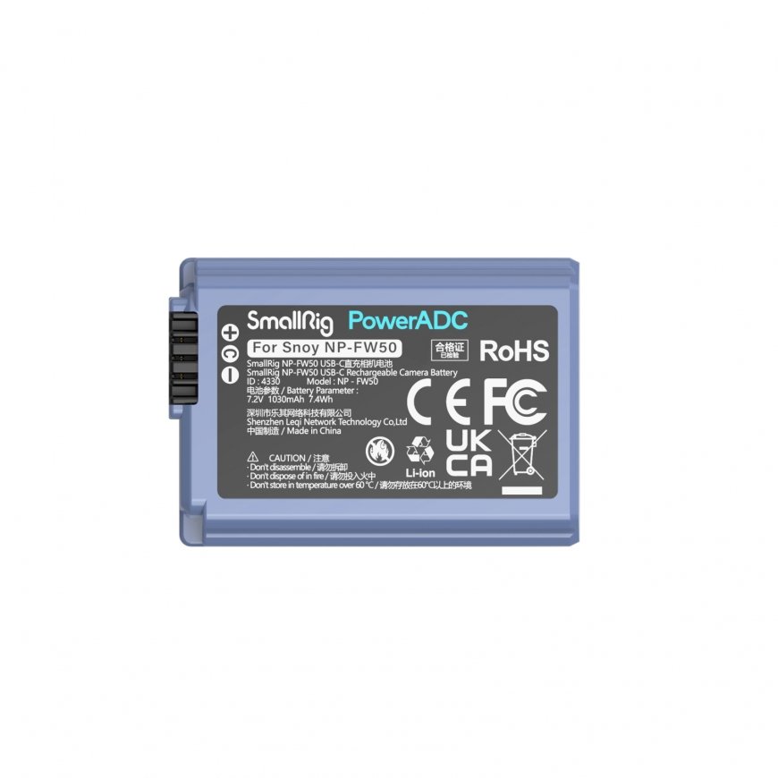 SmallRig NP-FW50 Lithium-Ion (Li-Ion) 1030 mAh – 3
