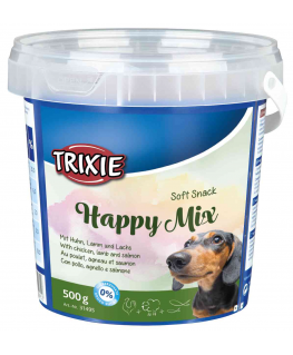 Treats for dogs : Trixie Soft Snack Happy Mix, 500 g