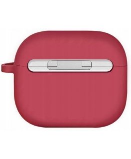UNIQ etui Nexo AirPods 3 gen + Ear Hooks Silicone czerwony|coral