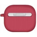 UNIQ etui Nexo AirPods 3 gen + Ear Hooks Silicone czerwony|coral