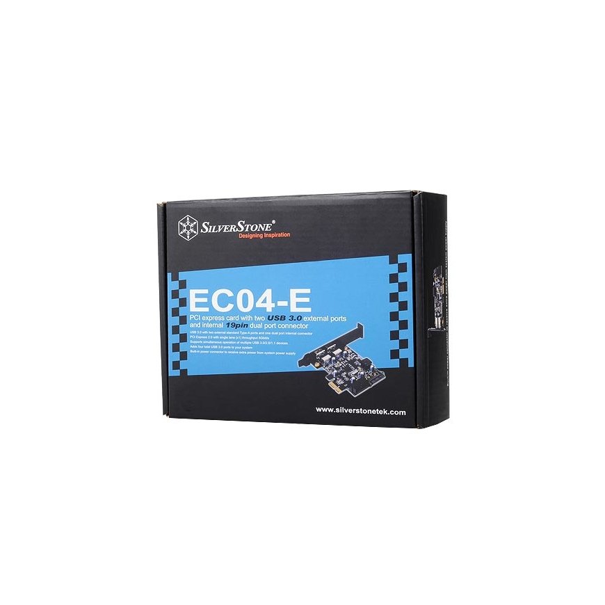 Silverstone EC04-E интерфейсная карта/адаптер Внутренний USB 3.2 Gen 1 (3.1 Gen 1) – 2