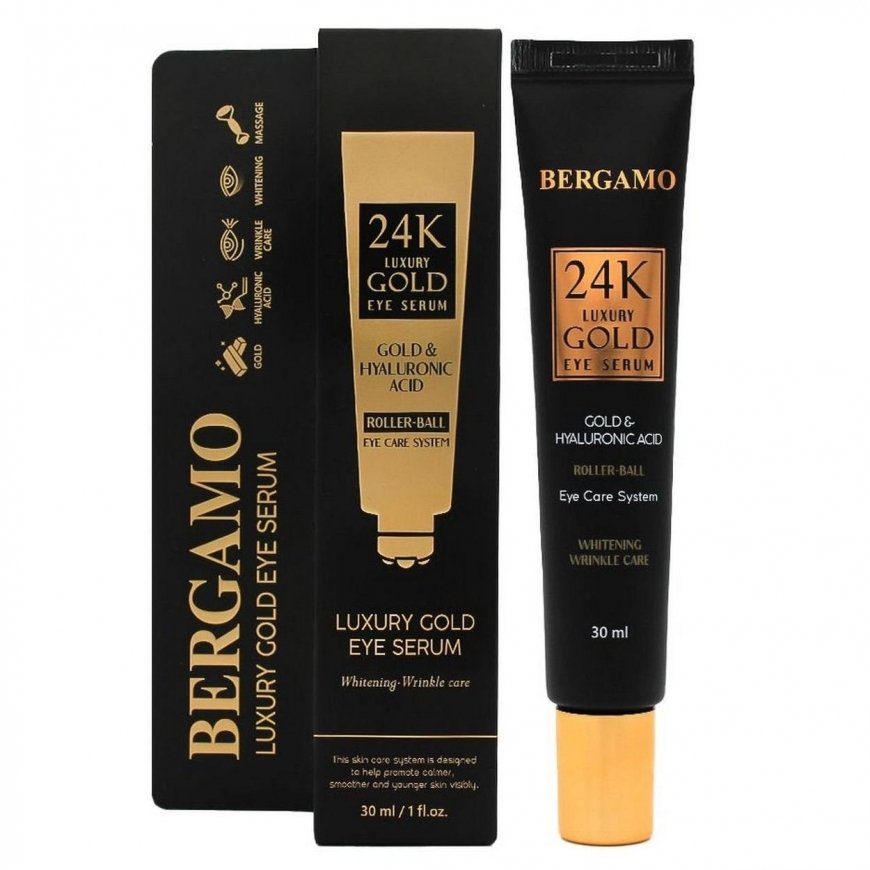 Bergamo Anti-wrinkle eye serum with gold